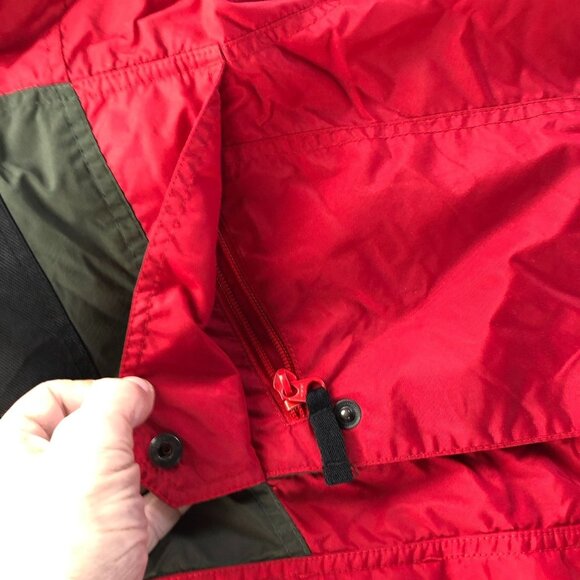Columbia Mens Jacket Large Red Full Zip Stand Collar Outdoors Hiking Utility - Picture 13 of 16